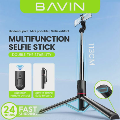 BAVIN D-Z-P08 Bluetooth Selfie Stick & Tripod