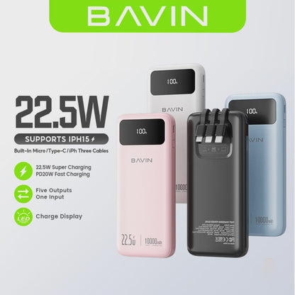 BAVIN Y-PC1102 20000mAh Super Fast Charging Powerbank Support iPh