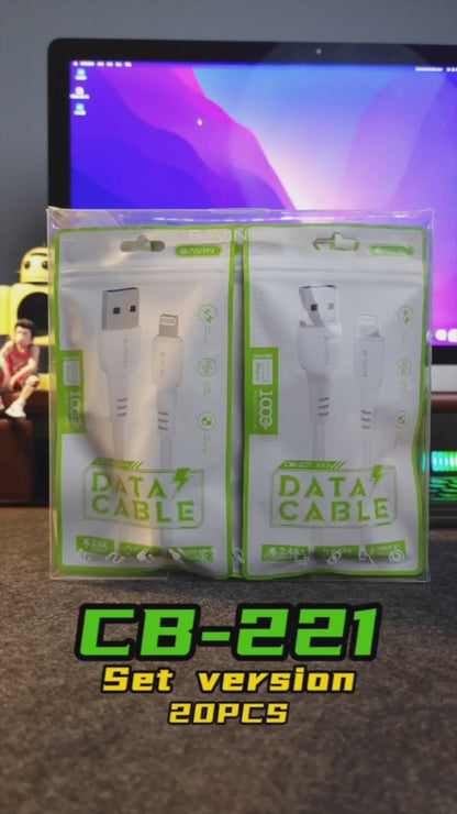 BAVIN U-CB221 60W / 30W / 18W USB Cord Fast Charging PD Type-C Cable w/ iPhone Series Samsung S21 & Xiaomi