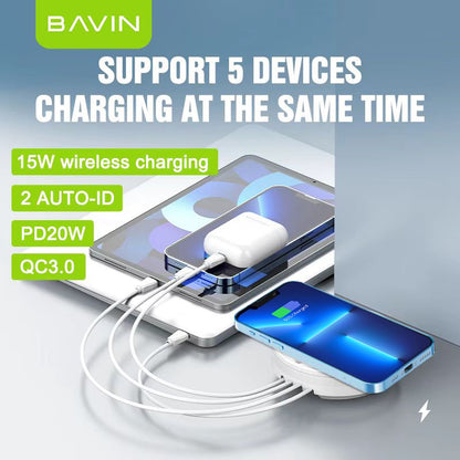 BAVIN PC839 Wireless & Wired 32W Fast Charging Station Suitable for iPhone 16 Series