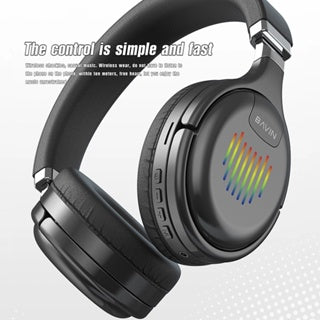 BAVIN HB-BH26 Wireless Bluetooth Earphones w/ HiFi Sound Deep Bass RGB Light & Call Compatibility