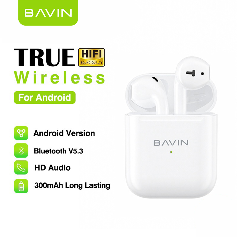 BAVIN BA32 TWS Bluetooth Earphones Sports Wireless Earbuds HIFI Stereo Sound for HUAWEI Xiaomi VIVO Android Phones